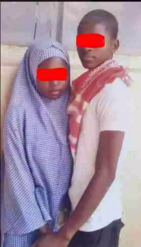 See What This Boy Did To Show That He Loves His JSS Girlfriend (Graphic Photos)
